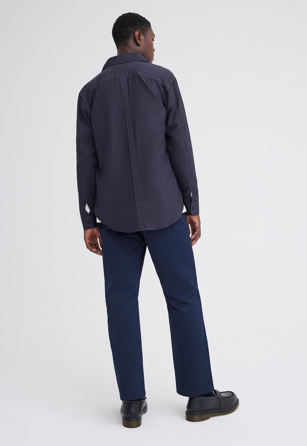 Jac+Jack Cavan Cotton Shirt - Darkest Navy